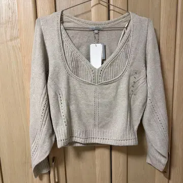 UNIQLO Mame Kurogouchi 볼륨 슬리브 스웨터