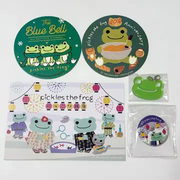 새상품 개구리 피클스 코스터 엽서 캔뱃지 아크릴 키링