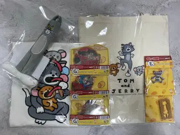 해피 복권 톰과 제리 토트백 티셔츠