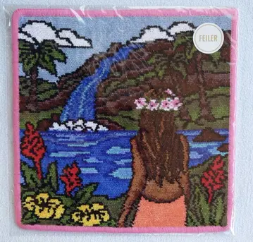 FEILER 타월 손수건 헤더 브라운 아일랜드 뷰티 핑크 헤임