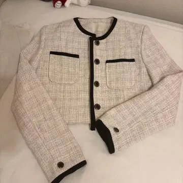 MY YOUNC 트위드 셋업 자켓 미니 원피스 S 한국