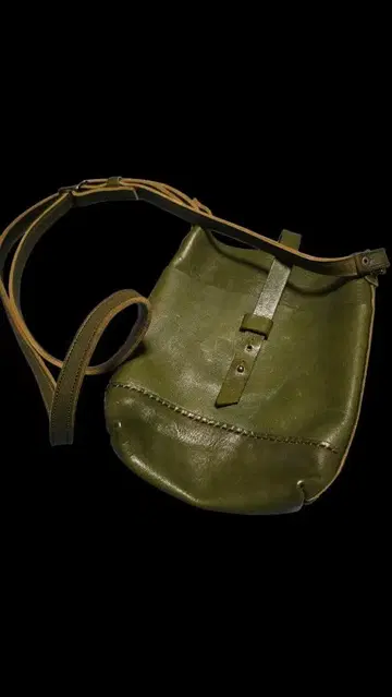 핸드메이드 숄더백 천연 가죽