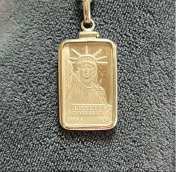 플라티나제 자유의 여신 목걸이 5g