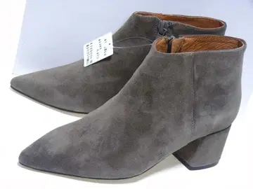 미사용 REMME 레메 사이드 지퍼 스웨이드 숏 부츠 35