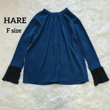 HARE 하레 2WAY 소매 플리츠 셔츠