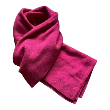 캐시미어 100% 머플러 핑크 후지이모리 일본제