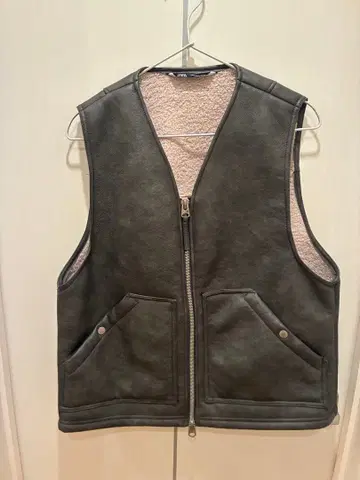 ZARA 그레이 베스트 M 사이즈