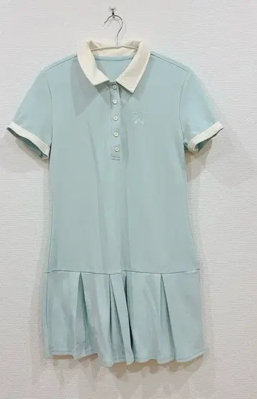 프렌치 블루 여성용 골프 피케 셔츠 원피스 골프웨어