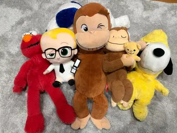 봉제 인형 묶음 판매 엘모 스누피 오자루의 조지 베이비