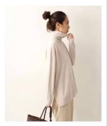 프레임워크 하이 게이지 천축 터틀넥