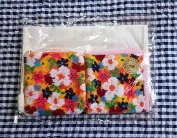 FEILER 러브러리 세뇨리타 플라워 손수건 파우치 복조리 3종 세트