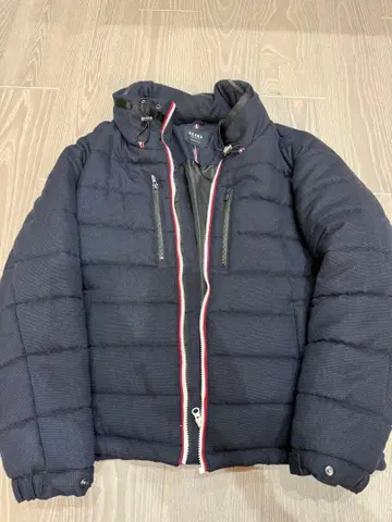 BEAMS 네이비 다운 자켓 L 사이즈