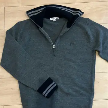 UNIQLO 집업 그레이 스웨터