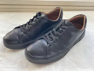 클락스 앙코스타 레이스 레더 스니커즈 블랙 25.5