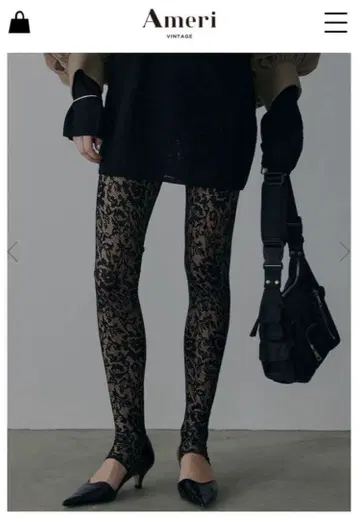 Ameri VINTAGE FASCINATING LACE LEGGINGS