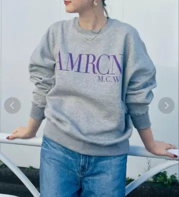 아메리카나 마이카앤딜 속기모 맨투맨