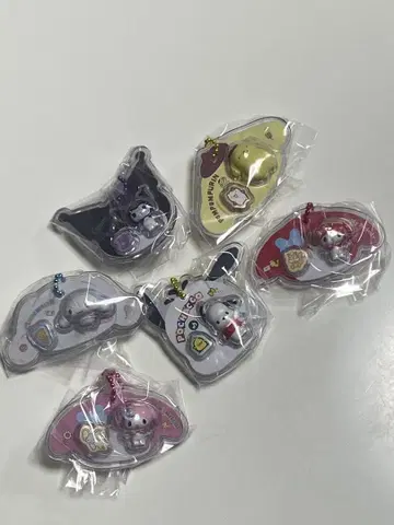 산리오 캐릭터즈 패키지 참 6개 세트 (시크릿 포함)