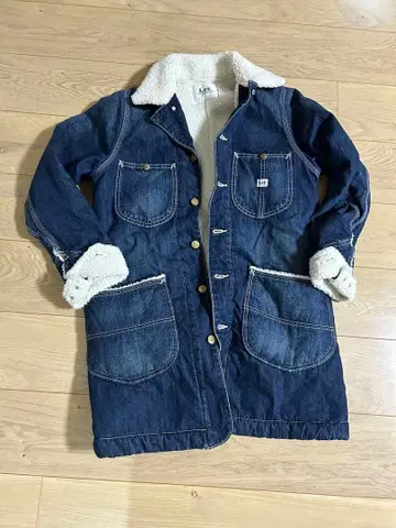 LEE 데님 보아 코트