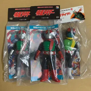 도에이 레트로 소프트 비닐 컬렉션 가면라이더 3체