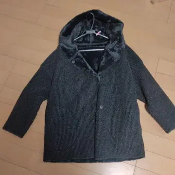 라슈드 다크 그레이 리버서블 코트