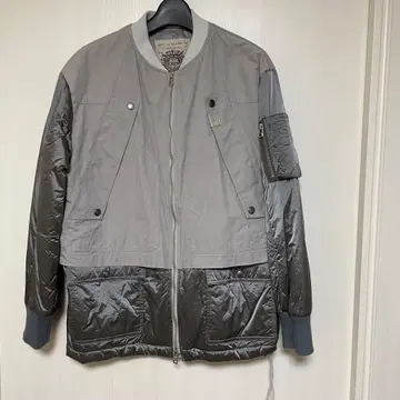 Dw2R MA-1 충전솜 블루종 라이트 그레이