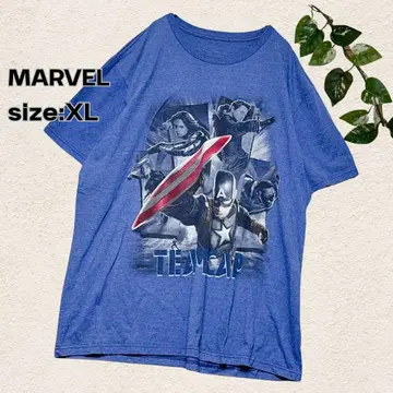 MARVEL 마블 캡틴 아메리카 아이언맨 T셔츠