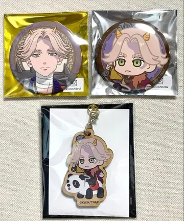 도쿄 리벤저스 아사쿠사 하나야시키 캔뱃지 목찰 스트랩 키링 이누이 세이슈