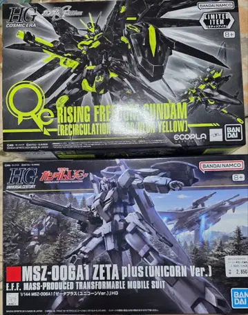 HGUC 제타 플러스 라이징 프리덤 리서큐레이션 컬러 미조립