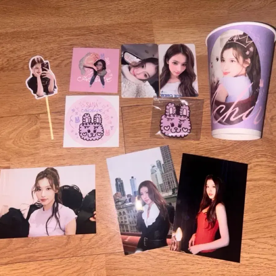 TWICE | 트와이스 Twice Sana birthday cafe photocard printed photo