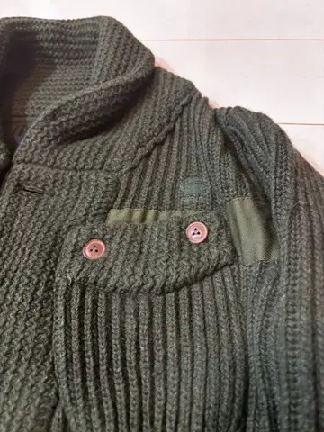 G-Star RAW 올리브 그린 M 니트 스웨터