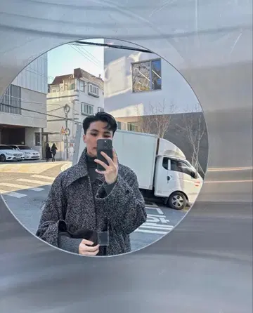 Apartment Three Herringbone Overcoat