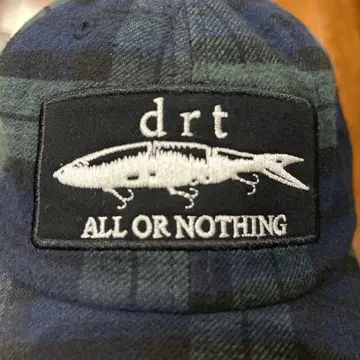 drt 체크 무늬 캡 ALL OR NOTHING