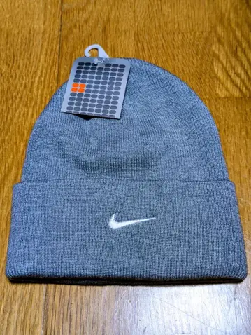 Y2K 90s 나이키 그레이 니트 모자 ONE SIZE