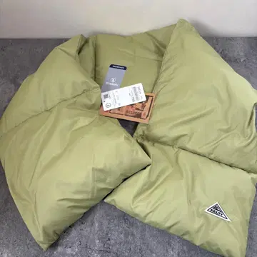 새상품 KELTY 케르티 충전솜 볼륨 머플러 그린