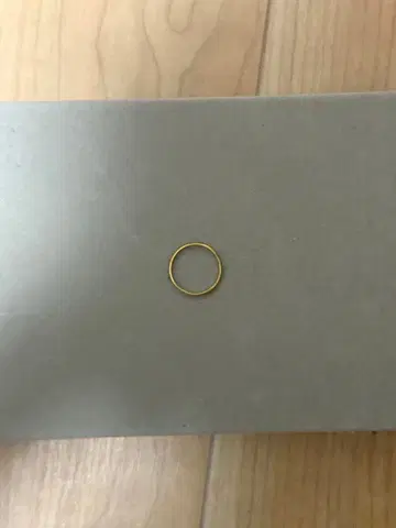 골드 심플 반지