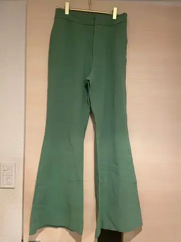 [ LESSAGE ] 그린 플레어 팬츠