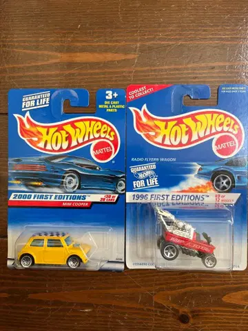 레어! Hot Wheels 미니카 First Editions 2대 세트