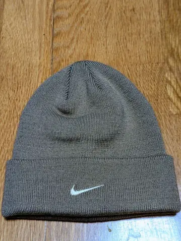 Y2K 90s Nike 베이지 니트 모자 ONE SIZE