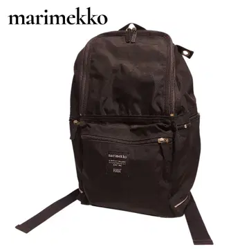 [ marimekko ] 여성용 메트로 블랙 백팩