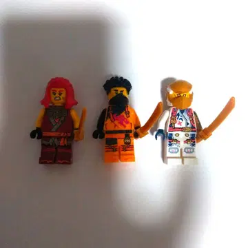 정품 레고 닌자고 미니 피규어 3개