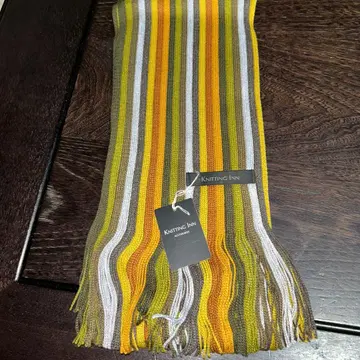KNITTING INN 스트라이프 머플러 새상품