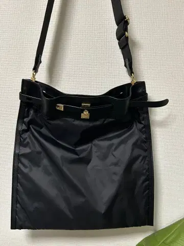 새상품급 ORSETTO 오르세토 숄더백 나일론 가죽