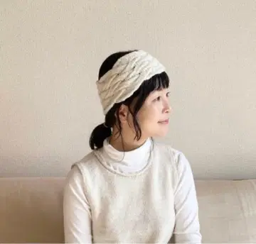 푸엔테 알파카 손뜨개 헤어밴드 Rueca (루에카)