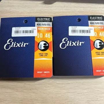 엘릭서 12052 일렉 기타 줄 NANOWEB 10/46 새상품 2상자