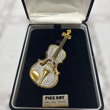 PICK BOY 바이올린형 브로치