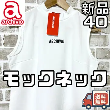 [ 한정1벌 ] 새상품 아르치비오 여성용 슬리브리스 모크넥 사이즈 40