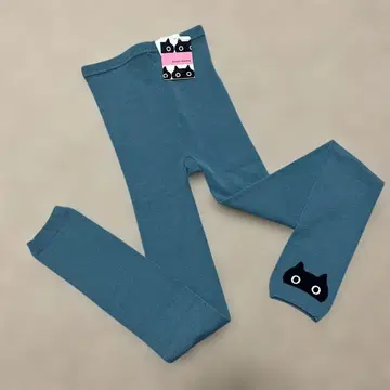 새상품 마타노 아츠코 레깅스 고양이 그린