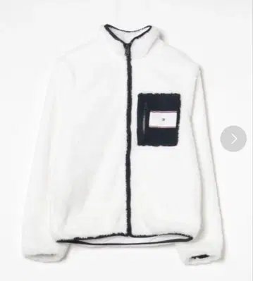 화이트 플리스 자켓 TOMMY HILFIGER