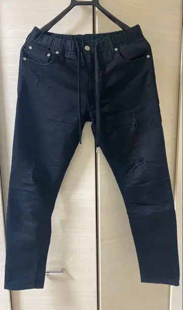 obiekt 스키니 데님 블랙 M 사이즈