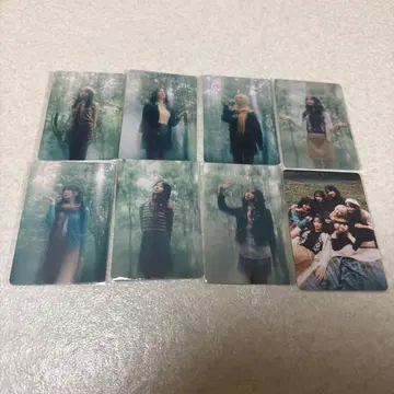 Girls2 온라인샵 한정판 트레이딩 카드 8종 컴프 세트